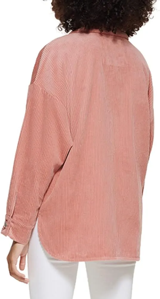 Levi's womens Cotton Corduroy Shirt Shacket (Standard & Plus Sizes)