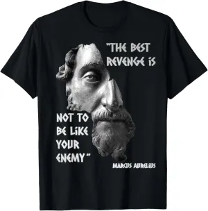 Marcus Aurelius Stoic Wisdom Best Revenge Quote T-Shirt