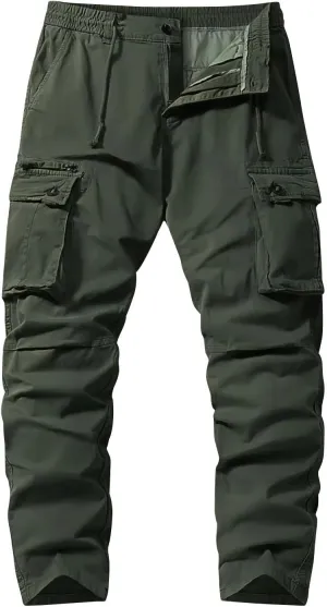 Mens Cargo Pants Ripstop Outdoor Hiking Pants Athletic Substantial Joggers Sweatpants