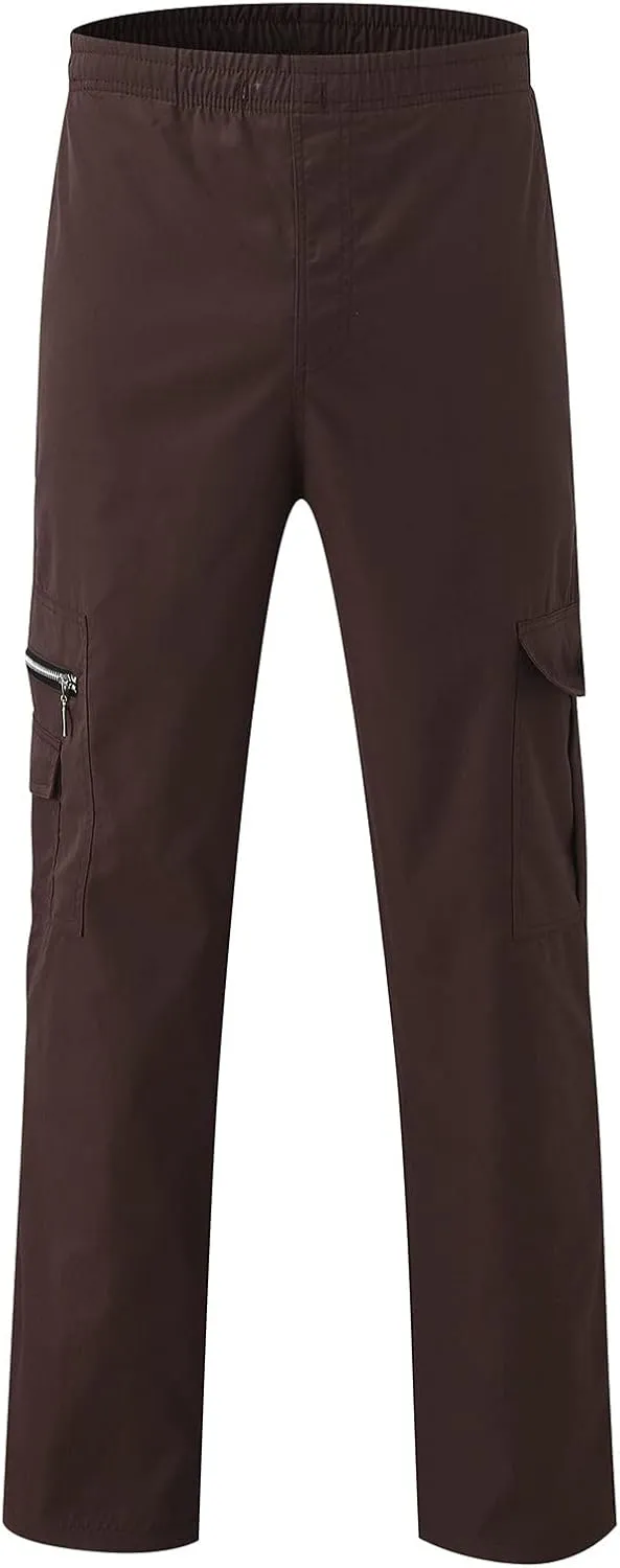 Men's Sports Casual Jogging Trousers Lightweight Hiking Work Pants Outdoor Pant