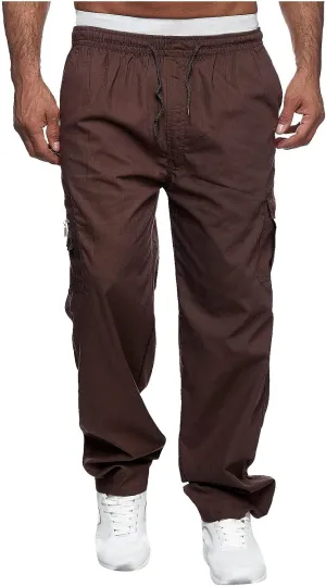 Men's Sports Casual Jogging Trousers Lightweight Hiking Work Pants Outdoor Pant