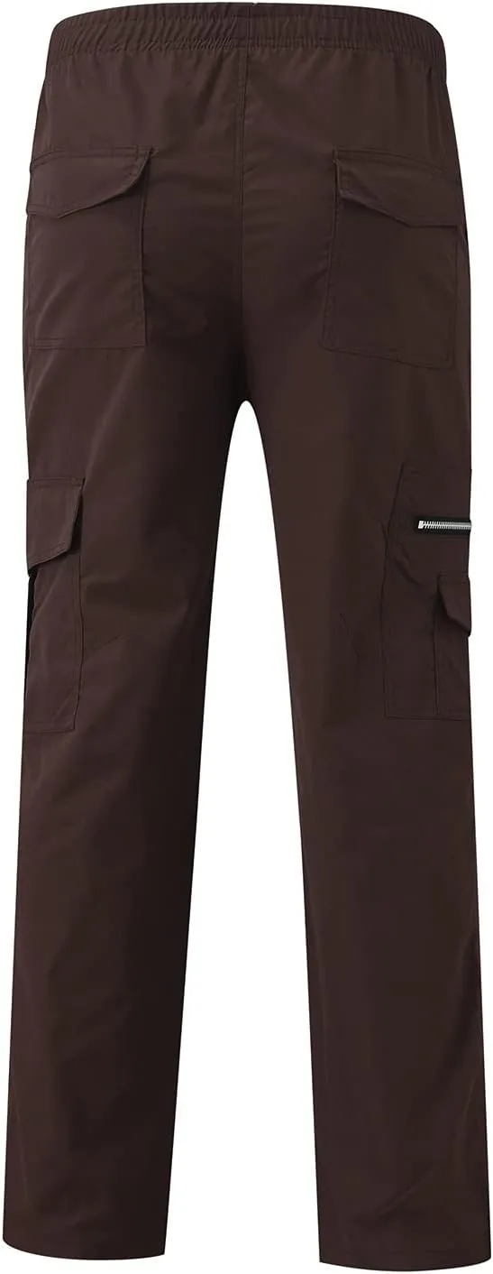 Men's Sports Casual Jogging Trousers Lightweight Hiking Work Pants Outdoor Pant