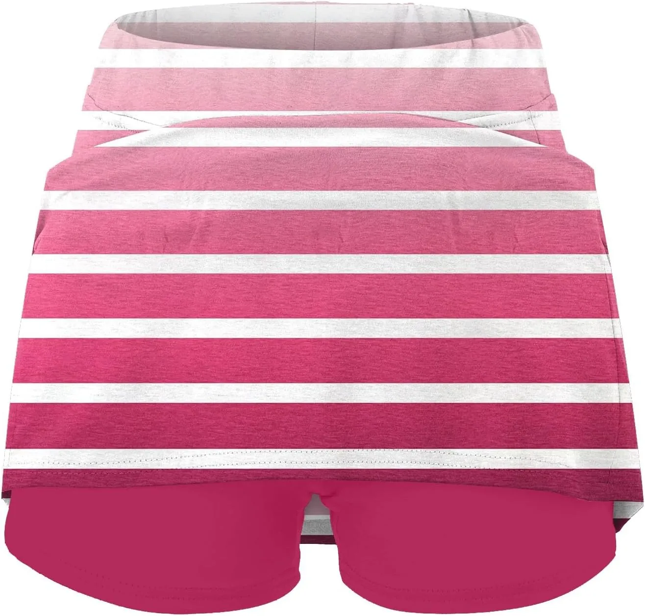 Mini Skirts for Women Casual High Waisted Tennis Golf Skorts Side Pockets Summer Workout 2 in 1 Shorts Underneath Plus Size
