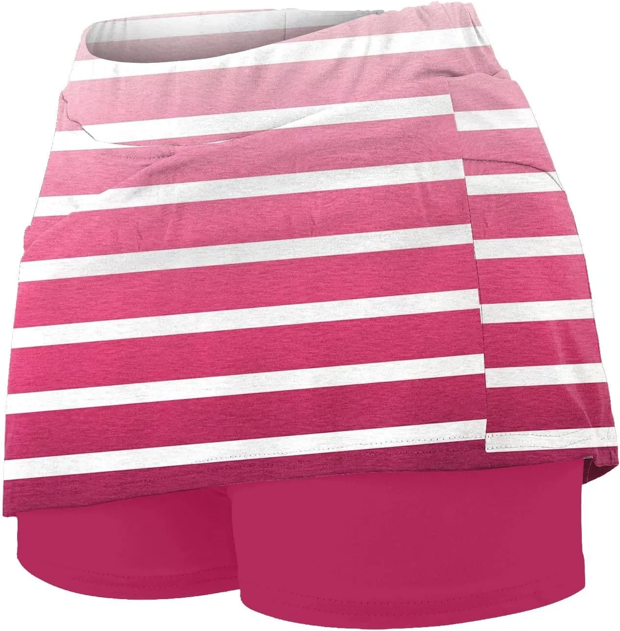 Mini Skirts for Women Casual High Waisted Tennis Golf Skorts Side Pockets Summer Workout 2 in 1 Shorts Underneath Plus Size