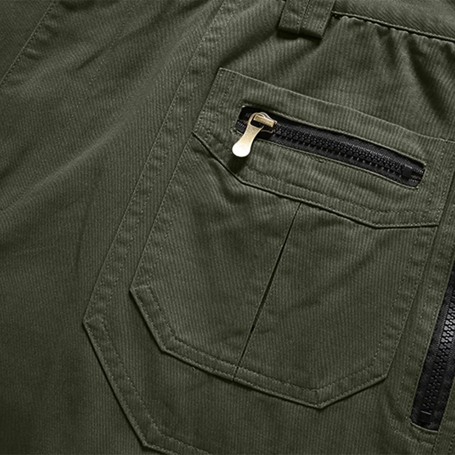 Muscularfit Black Cargo Pants for Men Outdoor Fashion Cotton Multi Pockets Tactical Trousers Comfort Stretch Sweatpants 2023