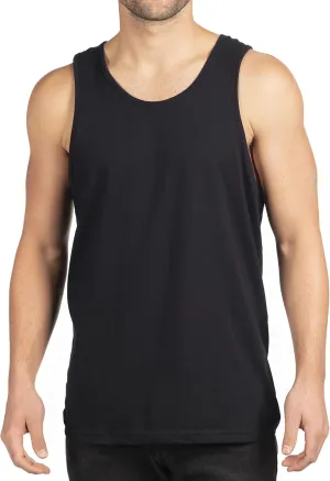 Next Level Apparel Men's Cotton Muscle Tank Top, Black, XX-Large
