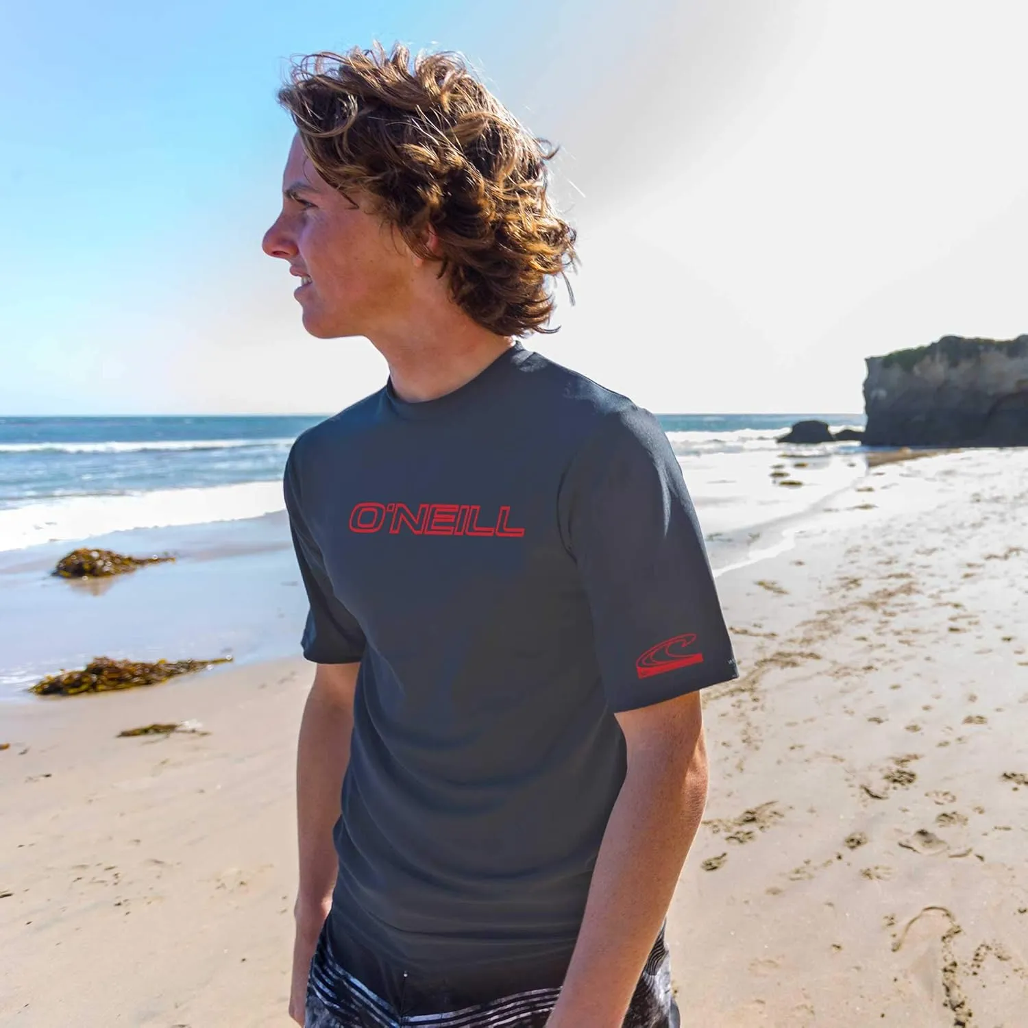 O'NEILL Men's Basic Skins 50  Short Sleeve Sun Shirt