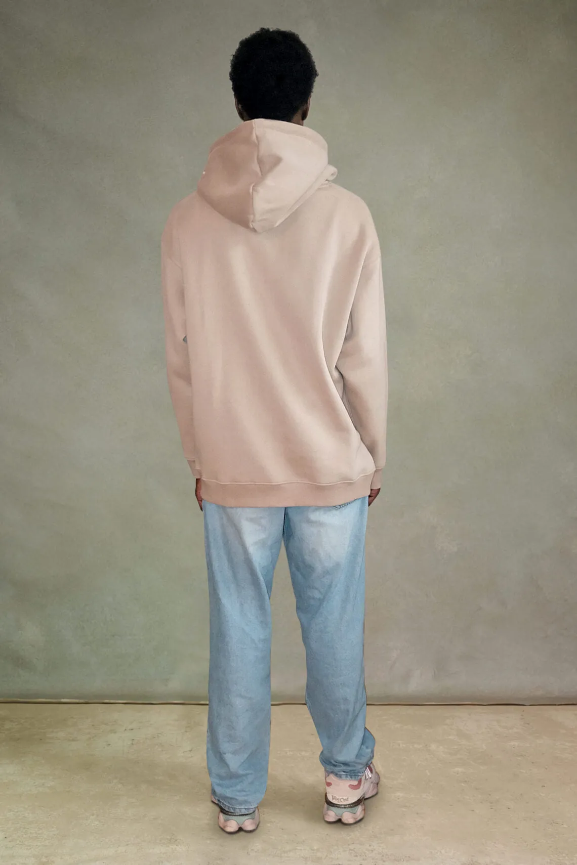 Oversized Washed Hoody - Sand
