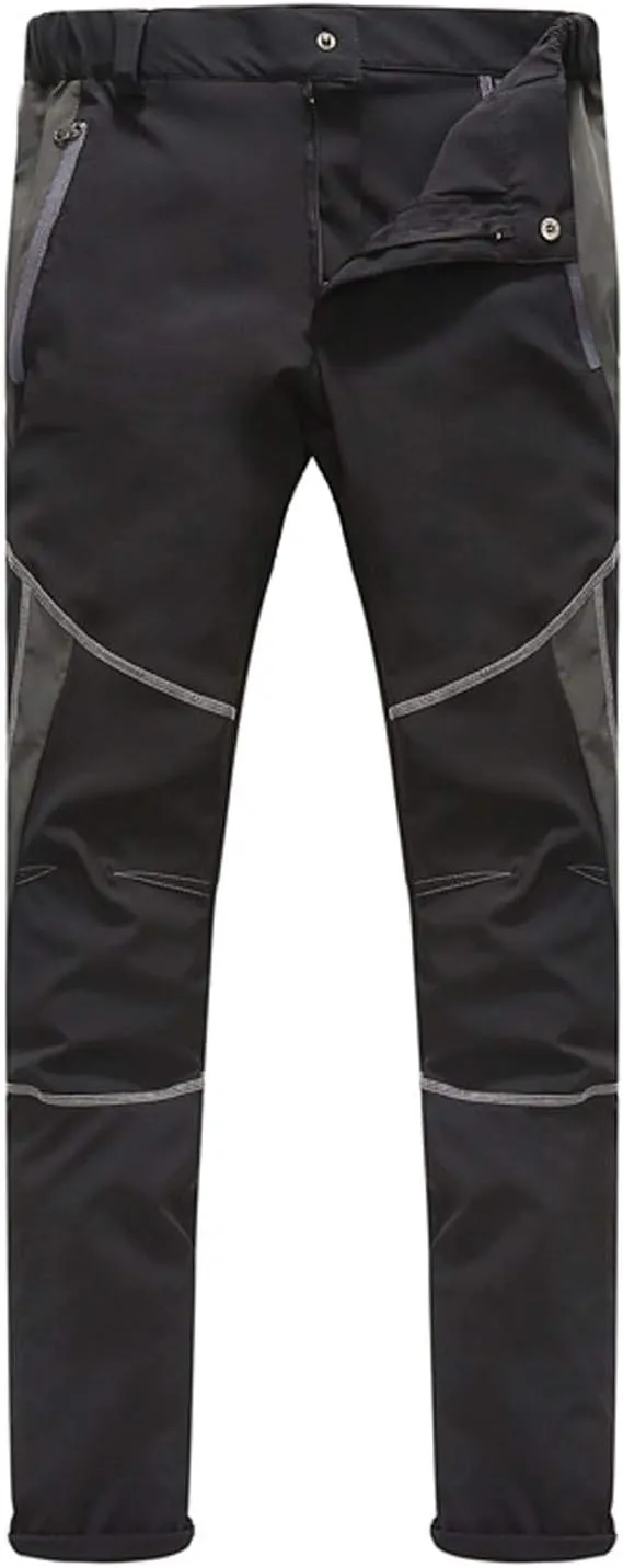 Pants For Men Mens Trendy Waterproof Pants Splice Windproof Trousers Softshell Outdoor Hiking Trousers Cargo Pants