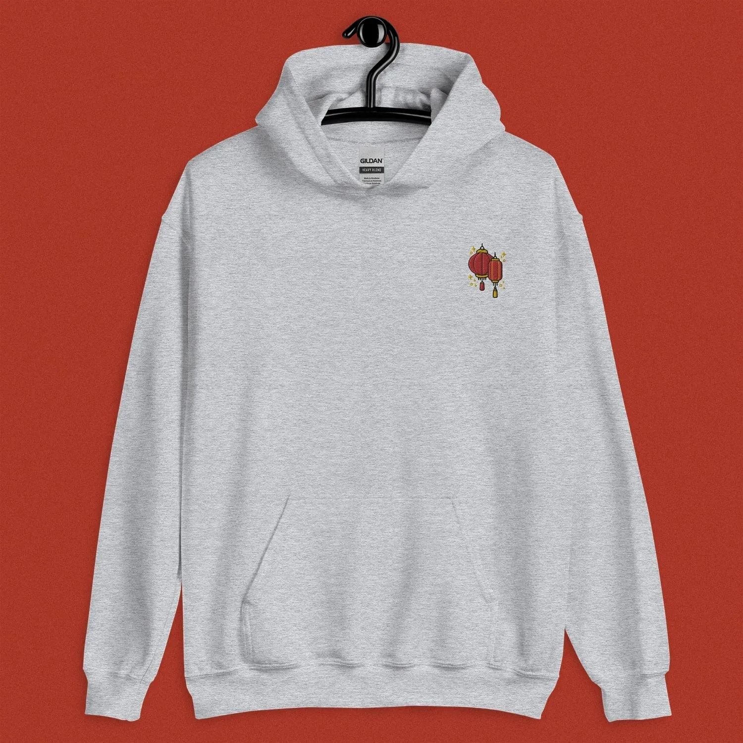 Paper Lantern Embroidered Hoodie
