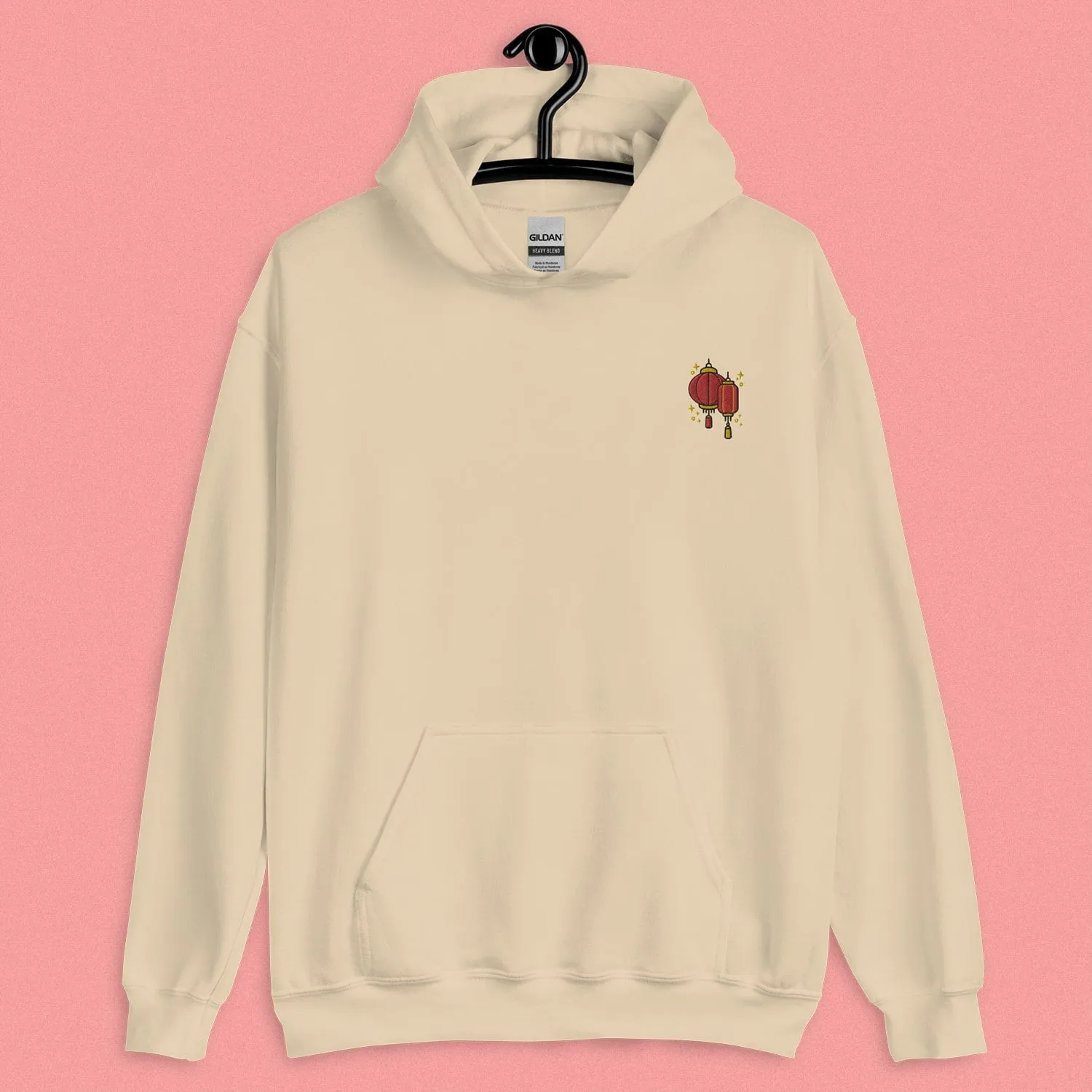 Paper Lantern Embroidered Hoodie