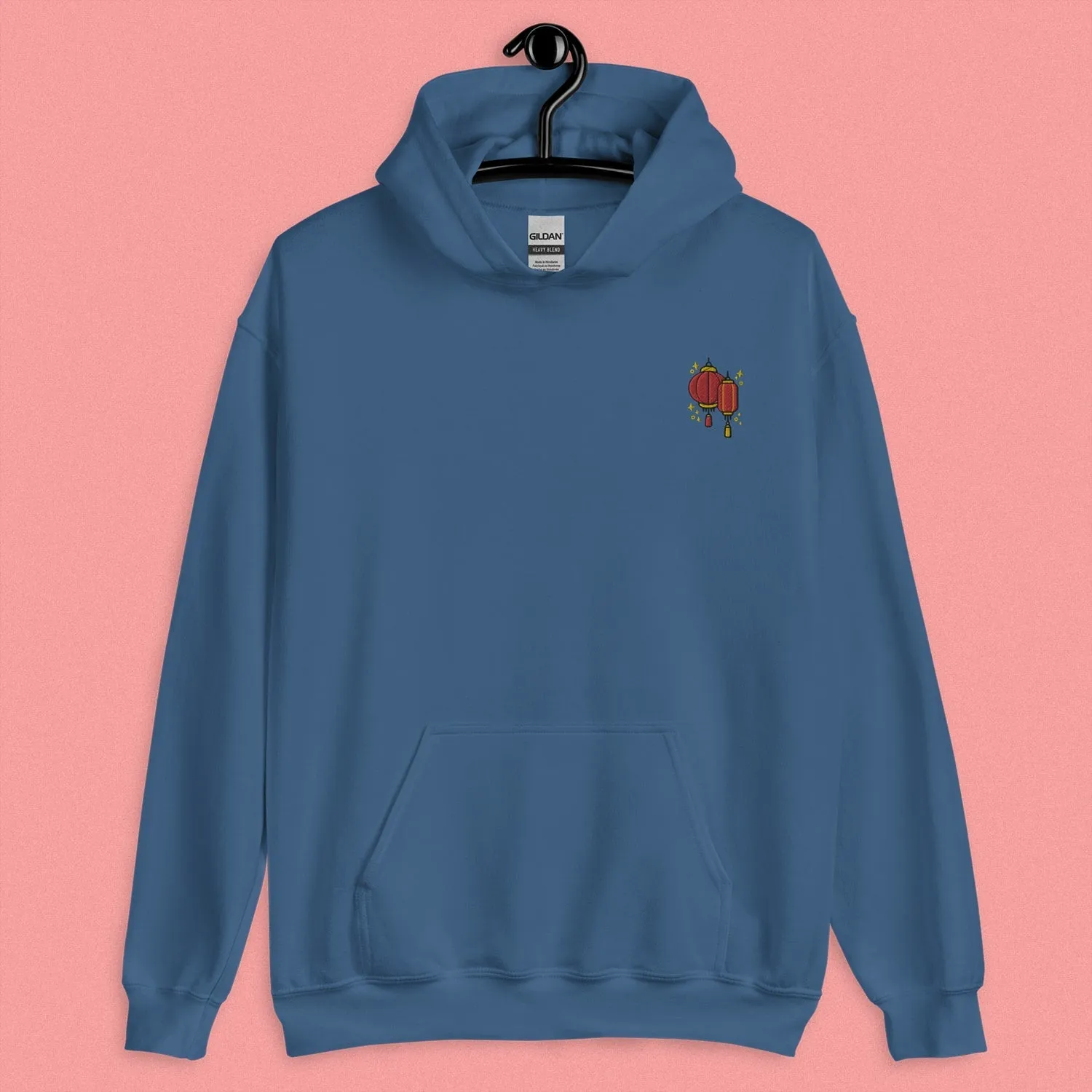 Paper Lantern Embroidered Hoodie