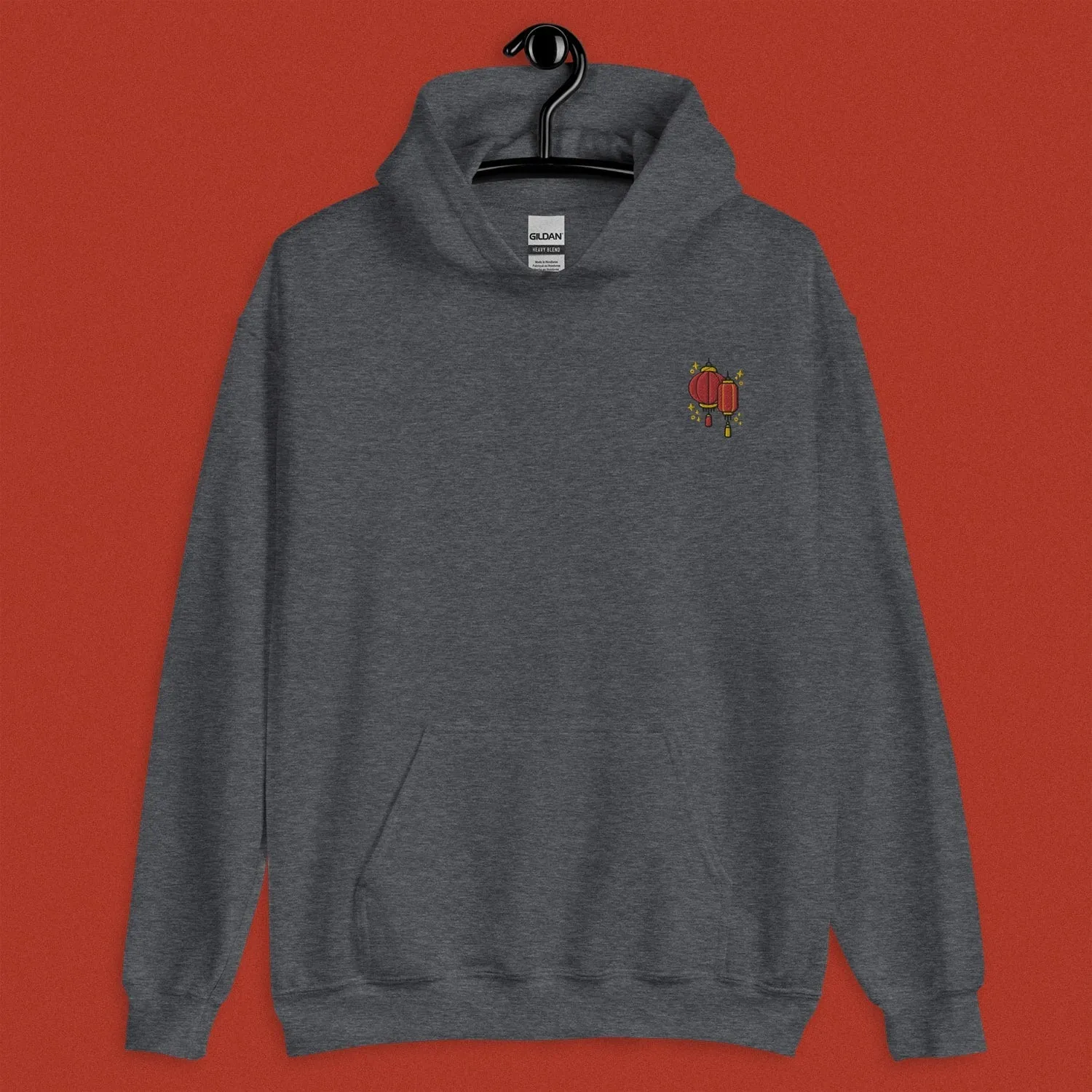 Paper Lantern Embroidered Hoodie