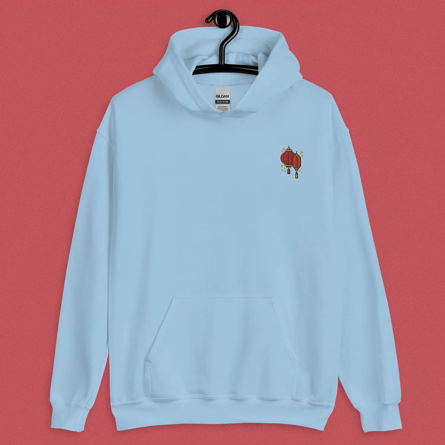 Paper Lantern Embroidered Hoodie