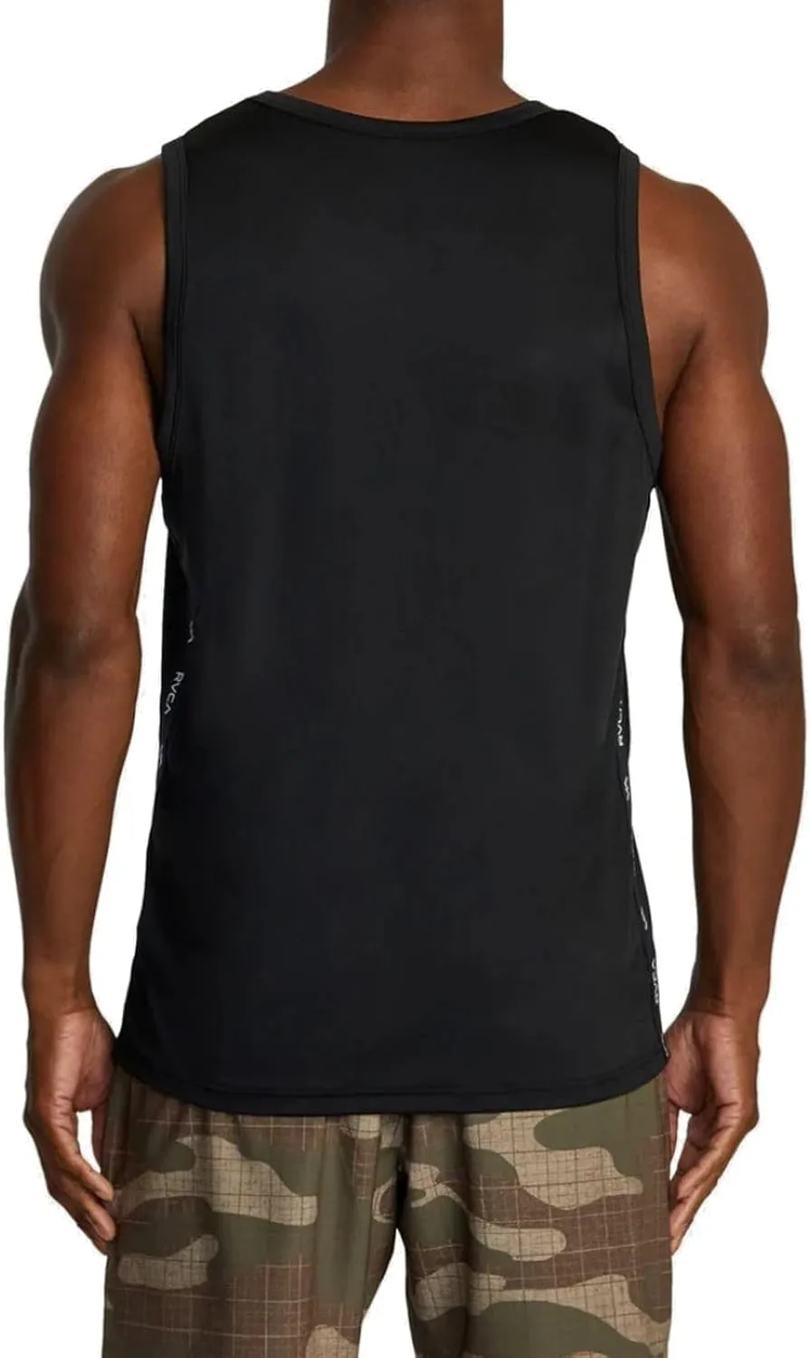 RVCA Men's Sport 4-Way Stretch Vent Banded Performance Tank Top