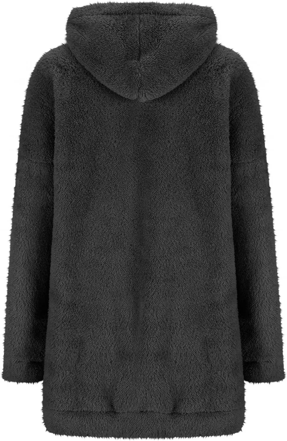 Sherpa Hoodie Dress for Women Cute Fuzzy Long Sleeve Sweatshirt Dress Casual Mini Sweater Dress Soft Loungewear