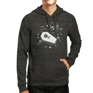 So Dead Inside Coffin Dark Grey Hoodie