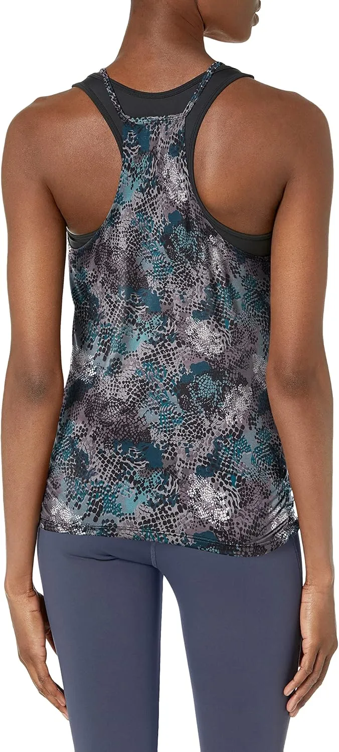 Spalding Women's Active Shirred Side Tank Top, Regular and Plus Size