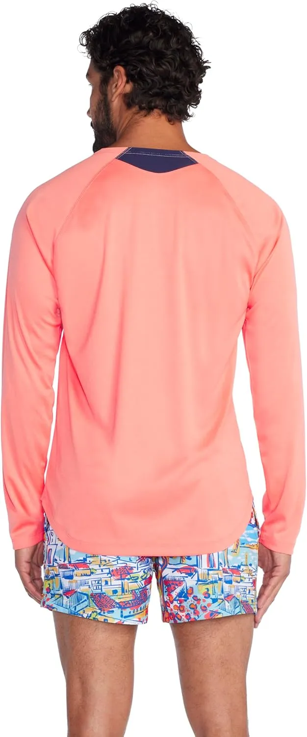 Speedo Men's Uv Swim Shirt Long Sleeve Fitness Rashguard