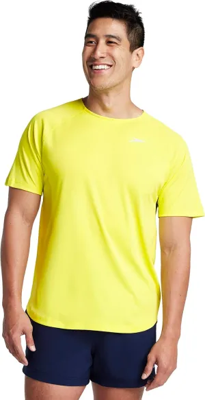 Speedo Men's Uv Swim Shirt Short Sleeve Fitness Rashguard