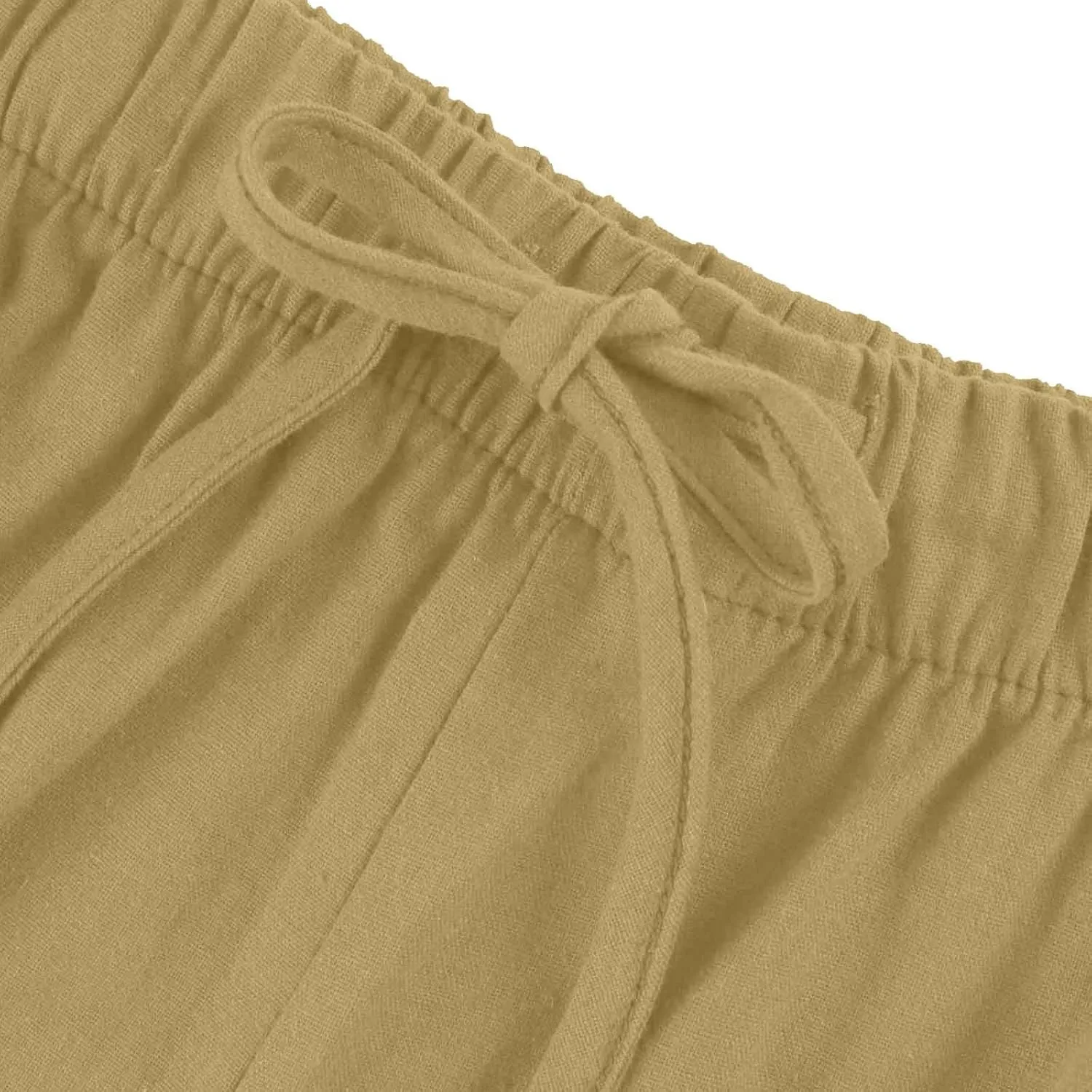 Sweatpants Women Trousers with Pockets Cotton Linen High Waisted Cargo, Travel Pants Wide Leg Summer Petite