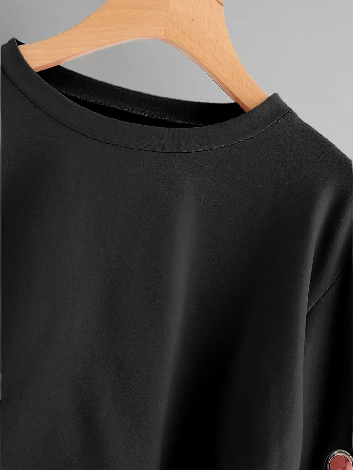 SweatyRocks Women's Casual Lace Up Long Sleeve Pullover Crop Top Sweatshirt