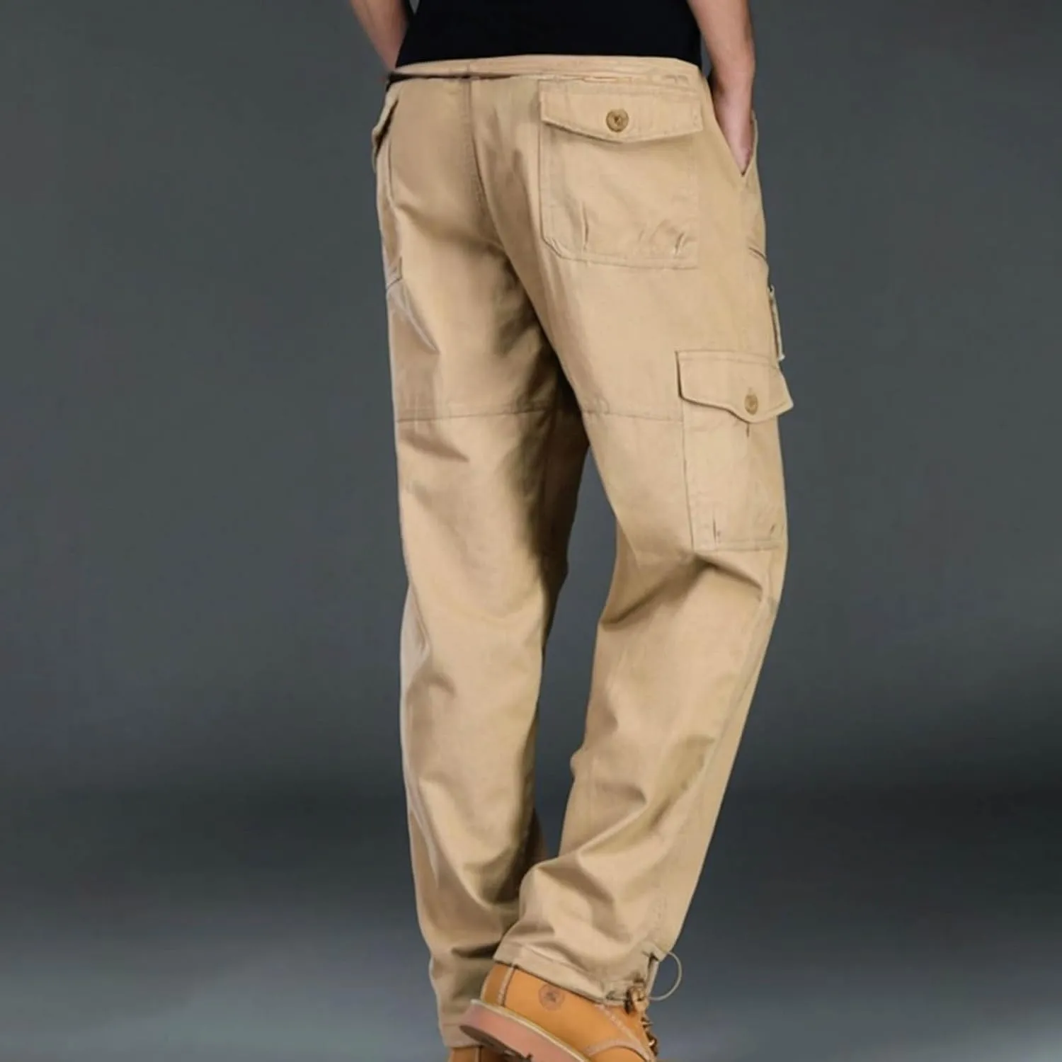 Tactical Pants Mens Lightweight Hiking Pants Water Resistant Military Pant Outdoor Work Cargo Pants Multi-Pocket