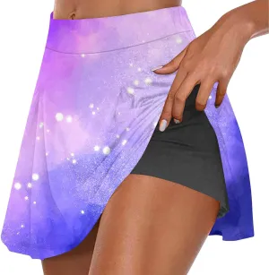 TANGNADE Skorts for Women Dressy Casual Skirt Athletic Inner Shorts for Running Tennis Golf Comfy Workout Sports Outfits