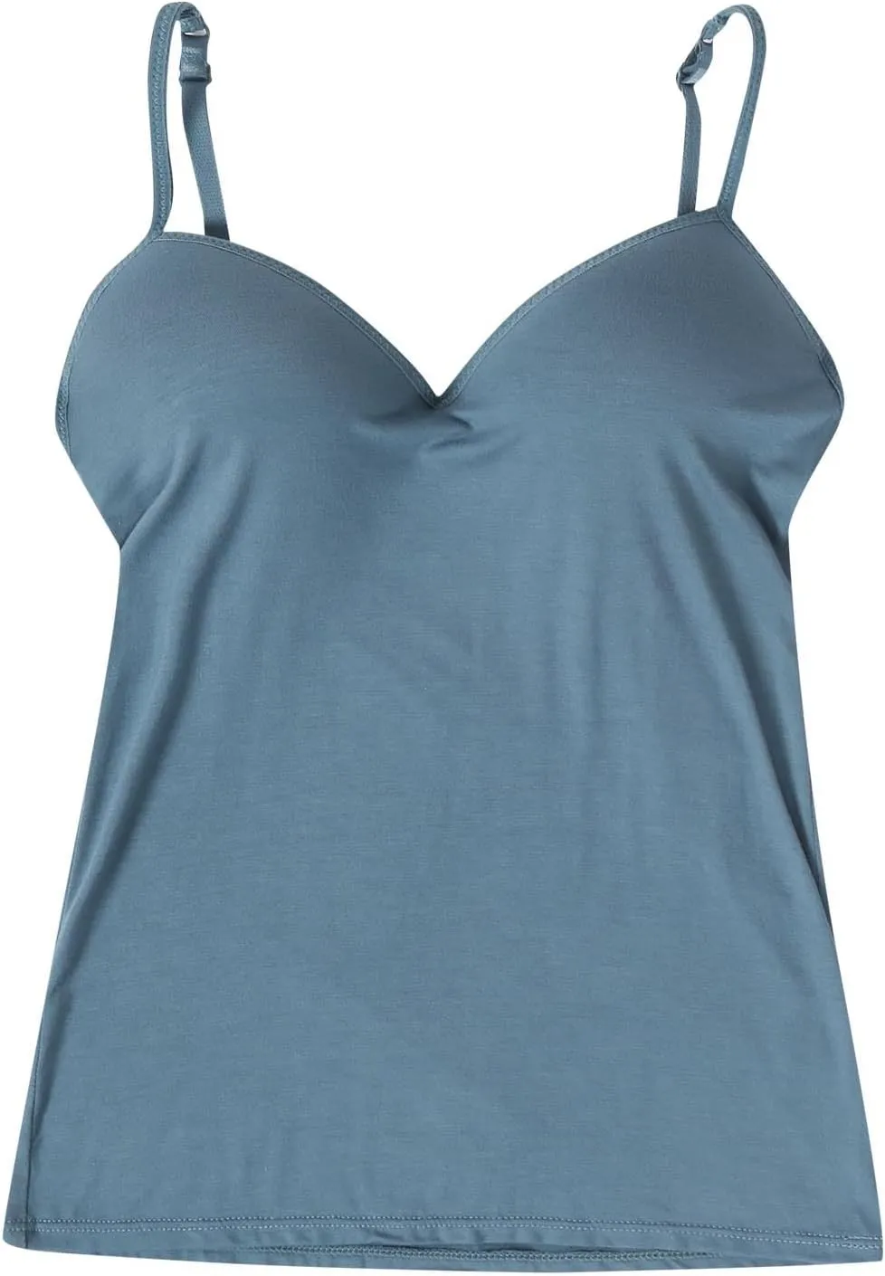 Tank Top with Built in Bra for Women Sleeveless Strappy Summer Cropped Camisole Yoga Tops Workout Sports Padded Cami Clothes