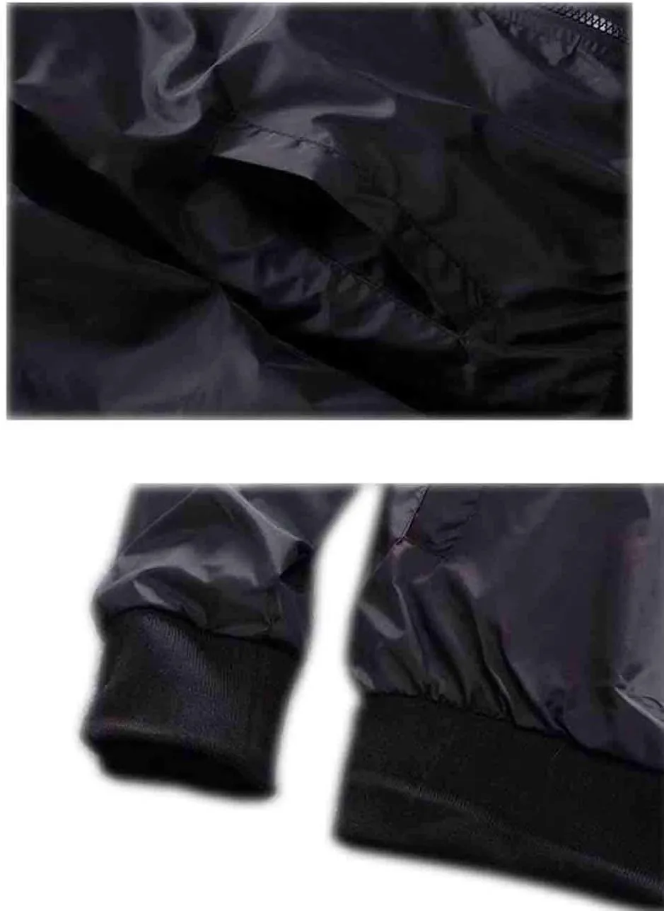 TR Mens Reflective Jacket Coat Hight Visibility Cycling Jacket