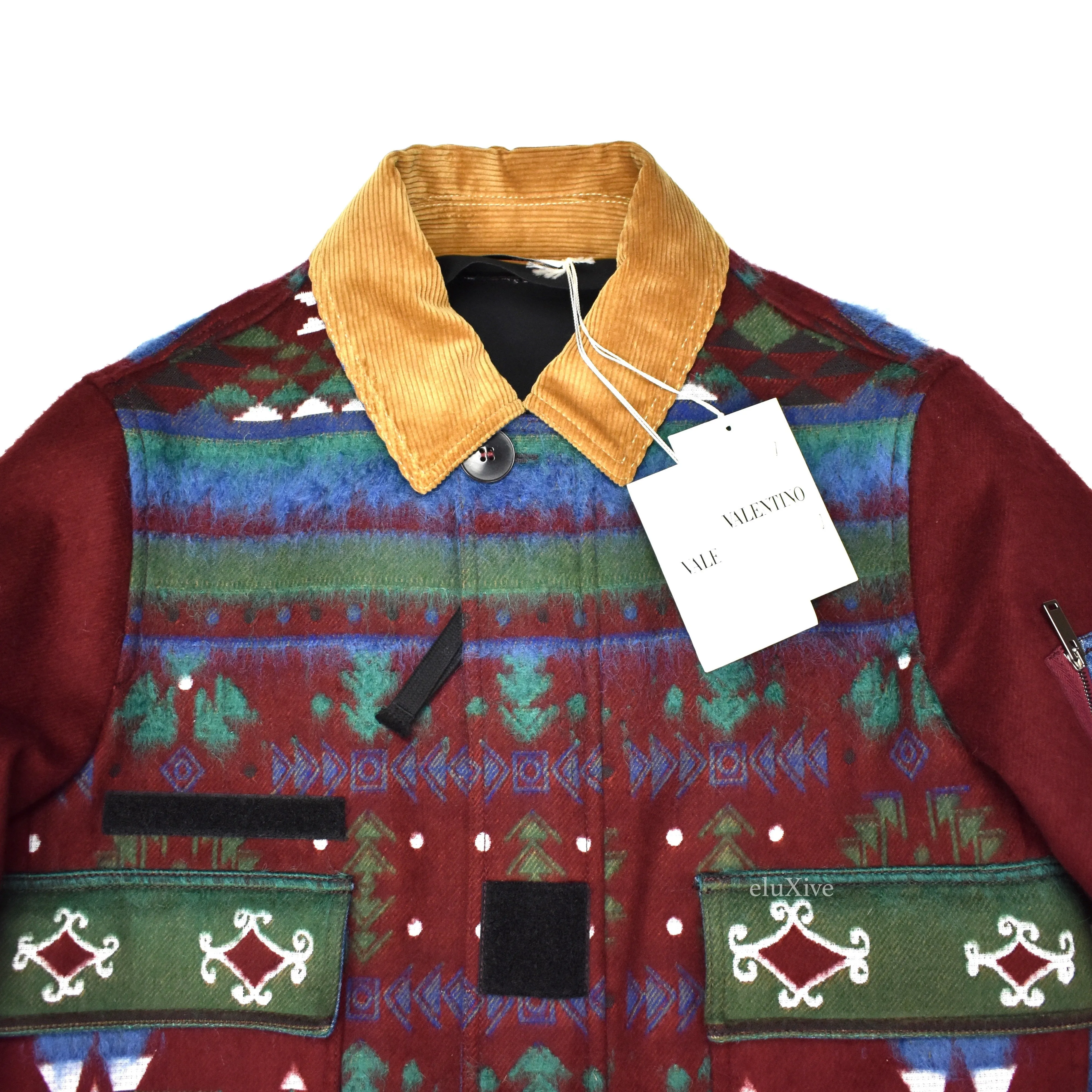 Valentino - Southwestern Blanket Woven Jacket