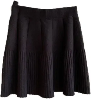 Velvet Midi Skirt for Women, Autumn Winter