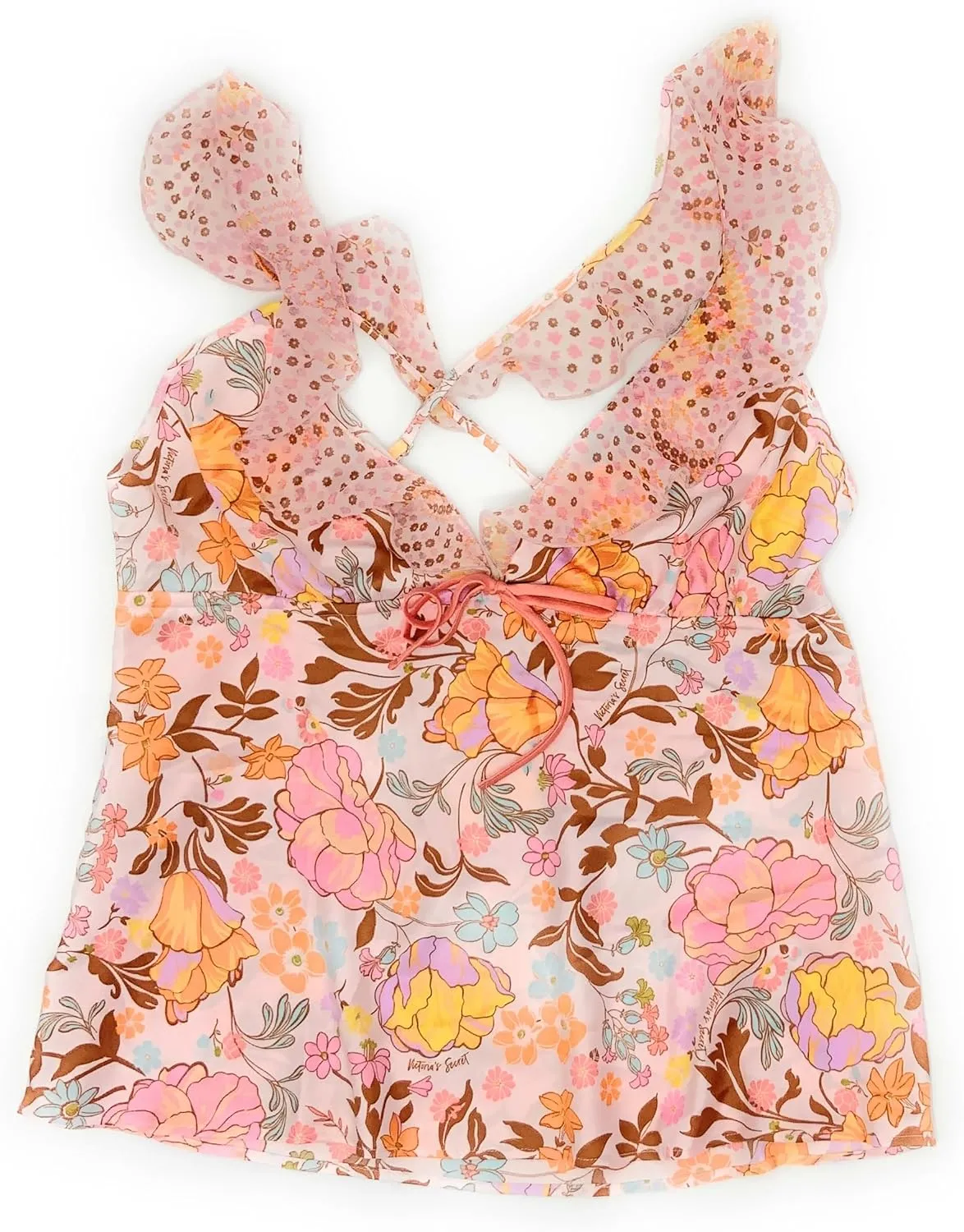 Victoria's Secret Satin Pajama Set Cami Tank Top and Bottom Pants
