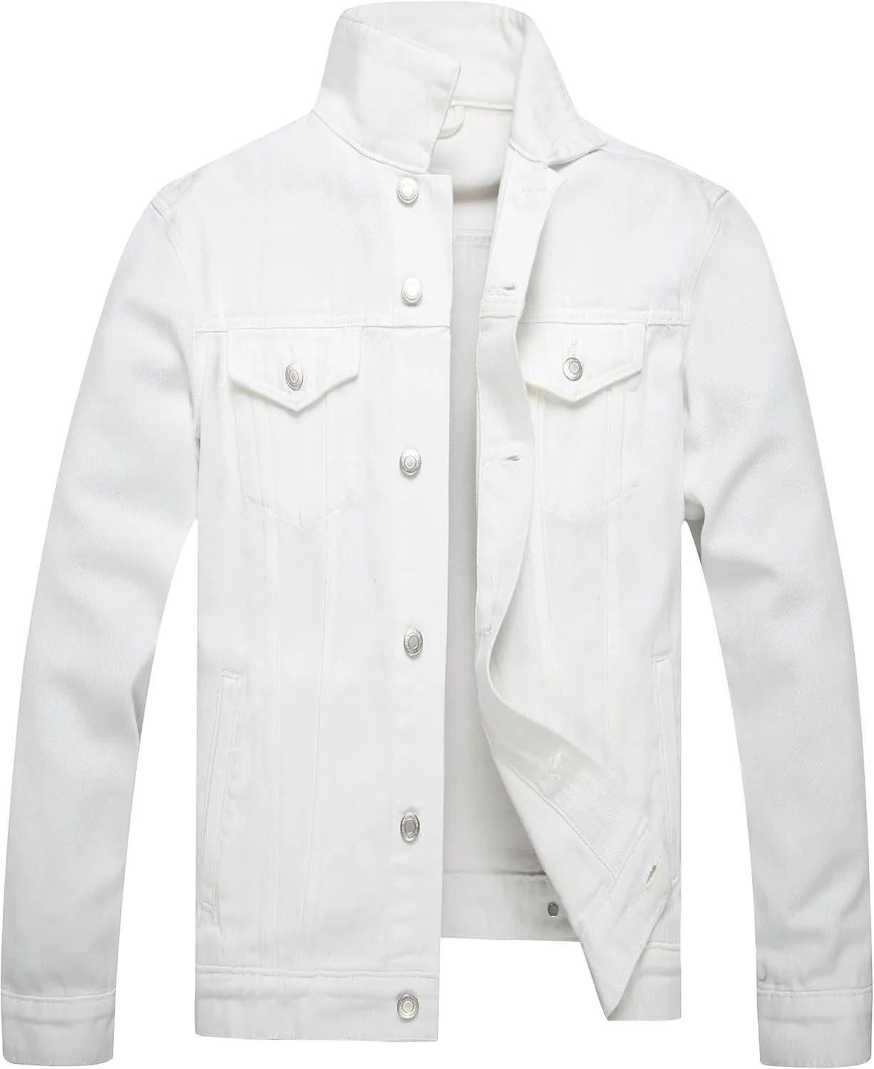 voeeron Denim Jacket Men Durable Comfortable and High Performance Jean Jacket Men