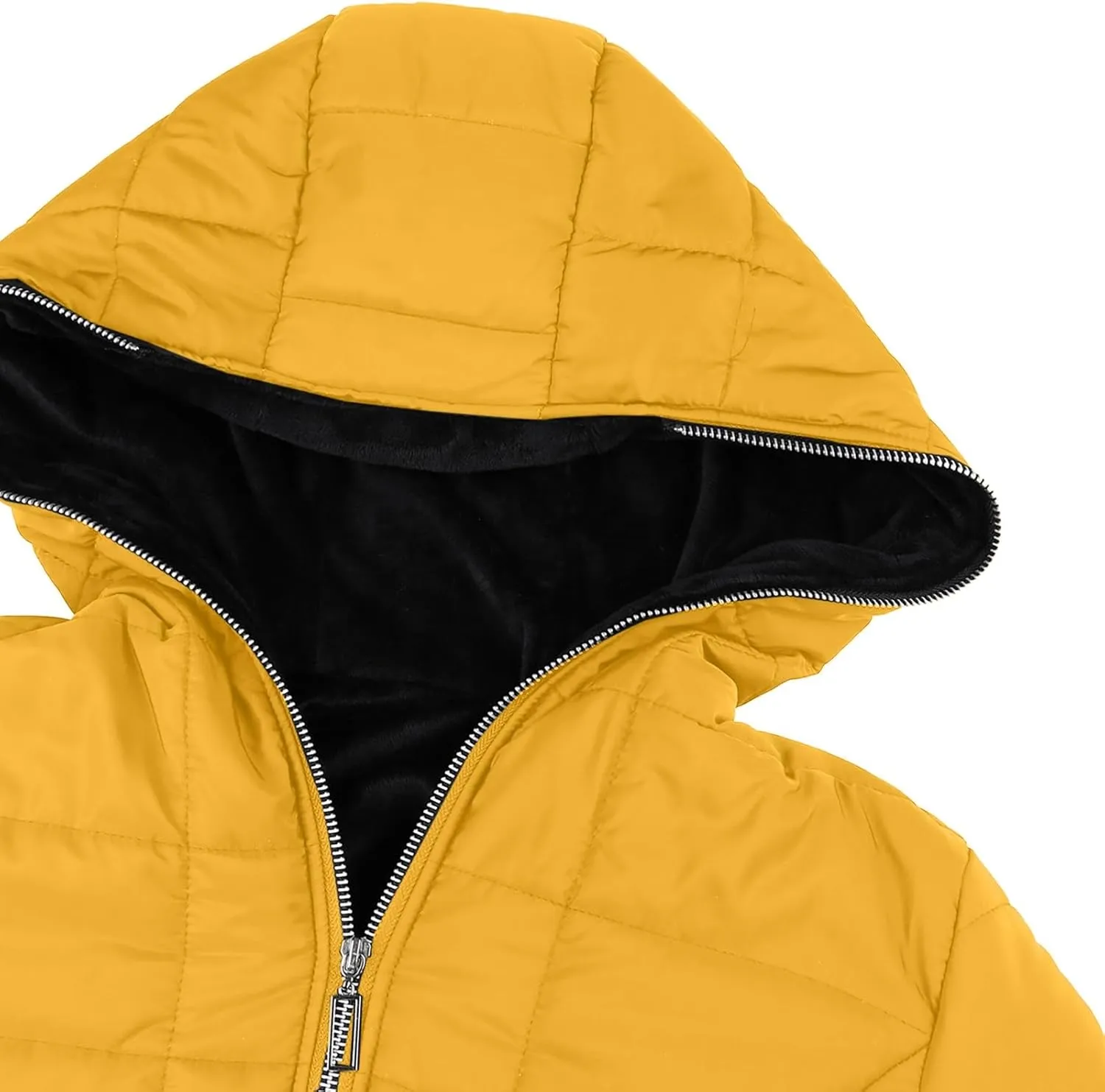 Windbreaker Cardigans Tops Windbreaker Jackets for Wowomen Fuzzy Quilted Jackets Padded Jacket Winter Coat Fall Cozy