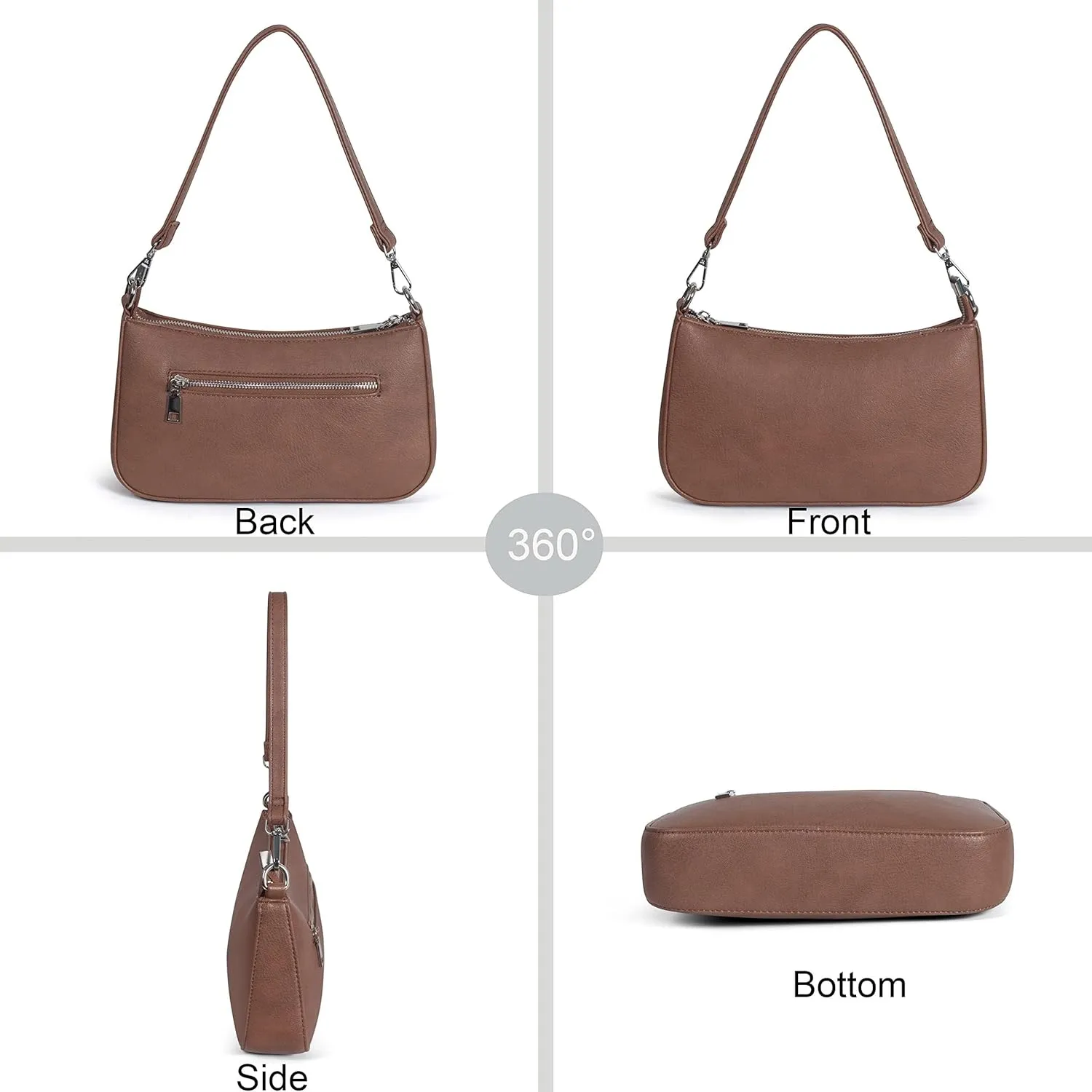 Women Shoulder Bag Convertible Crossbody Bag Hobo Top-Handle Tote Bags
