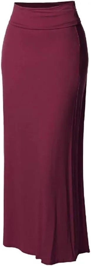 Women's Black Pleated Skirt Women Maxi Solid Comfort Bodycon High Waist Long Skirt Lady's Midi Skirts Spring