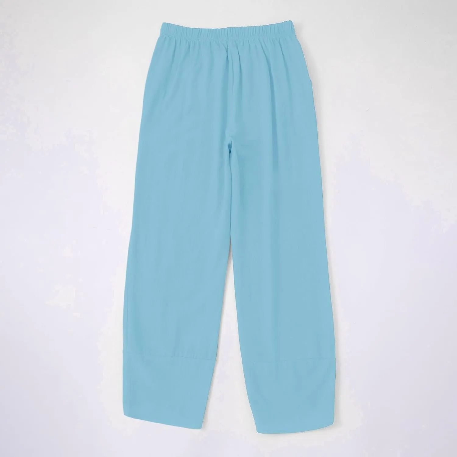 Women's Cotton Linen Pants Summer 2025 Casual Capri Pants with Pockets Cropped High Waisted Comfy Baggy Trousers