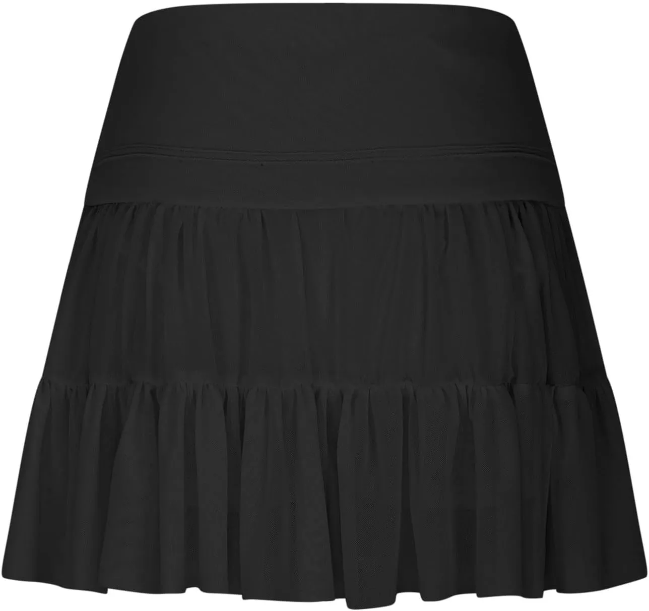 Women's Flowy Mini Skirts Skort High Waisted Pleated Ruffle Tennis Skirt for Summer Athletic Skater Golf Skirts