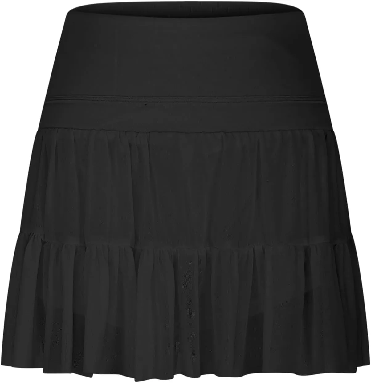Women's Flowy Mini Skirts Skort High Waisted Pleated Ruffle Tennis Skirt for Summer Athletic Skater Golf Skirts