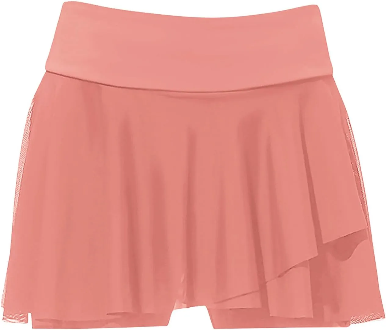 Women's Golf Skorts with Side Pockets Stretchy High Waisted Tennis Skirt Summer Athletic Solid Casual Running Workout Shorts