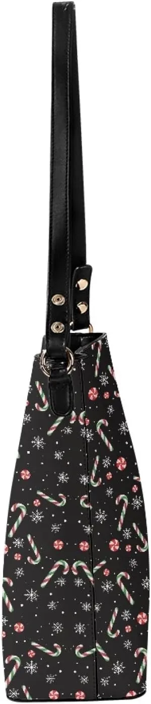 Women's Handbag Leather Tote Shoulder Bucket Bags Crossbody Top-handle Bag