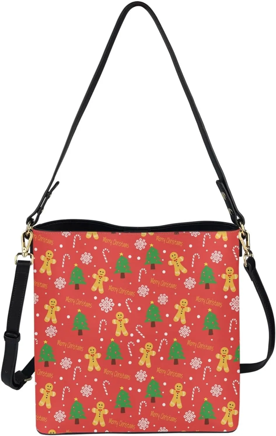 Women's Handbag Leather Tote Shoulder Bucket Bags Crossbody Top-handle Bag
