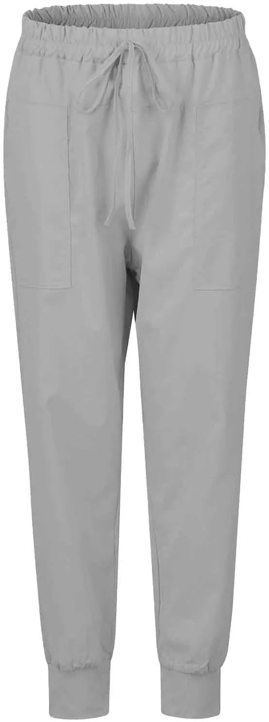 Women's Harem Pants High Waist Boho Trousers with Pockets Summer Casual Cropped Tapered Lightweight Beach Outfits