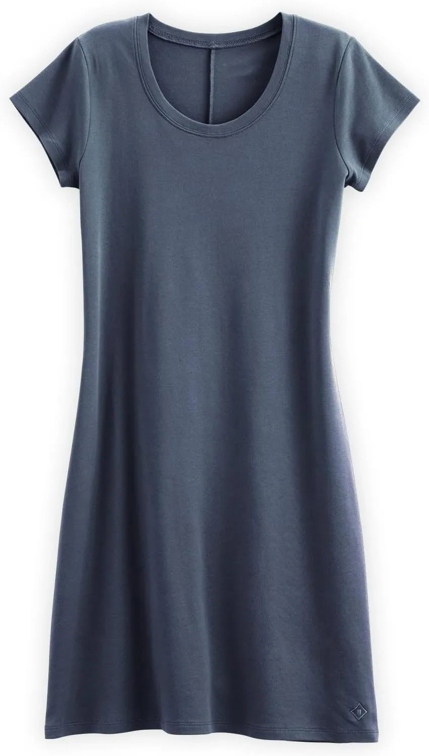 Women's Organic All-Cotton Scoop Neck T-Shirt Dress