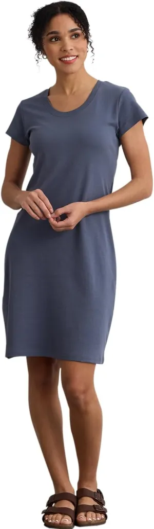 Women's Organic All-Cotton Scoop Neck T-Shirt Dress