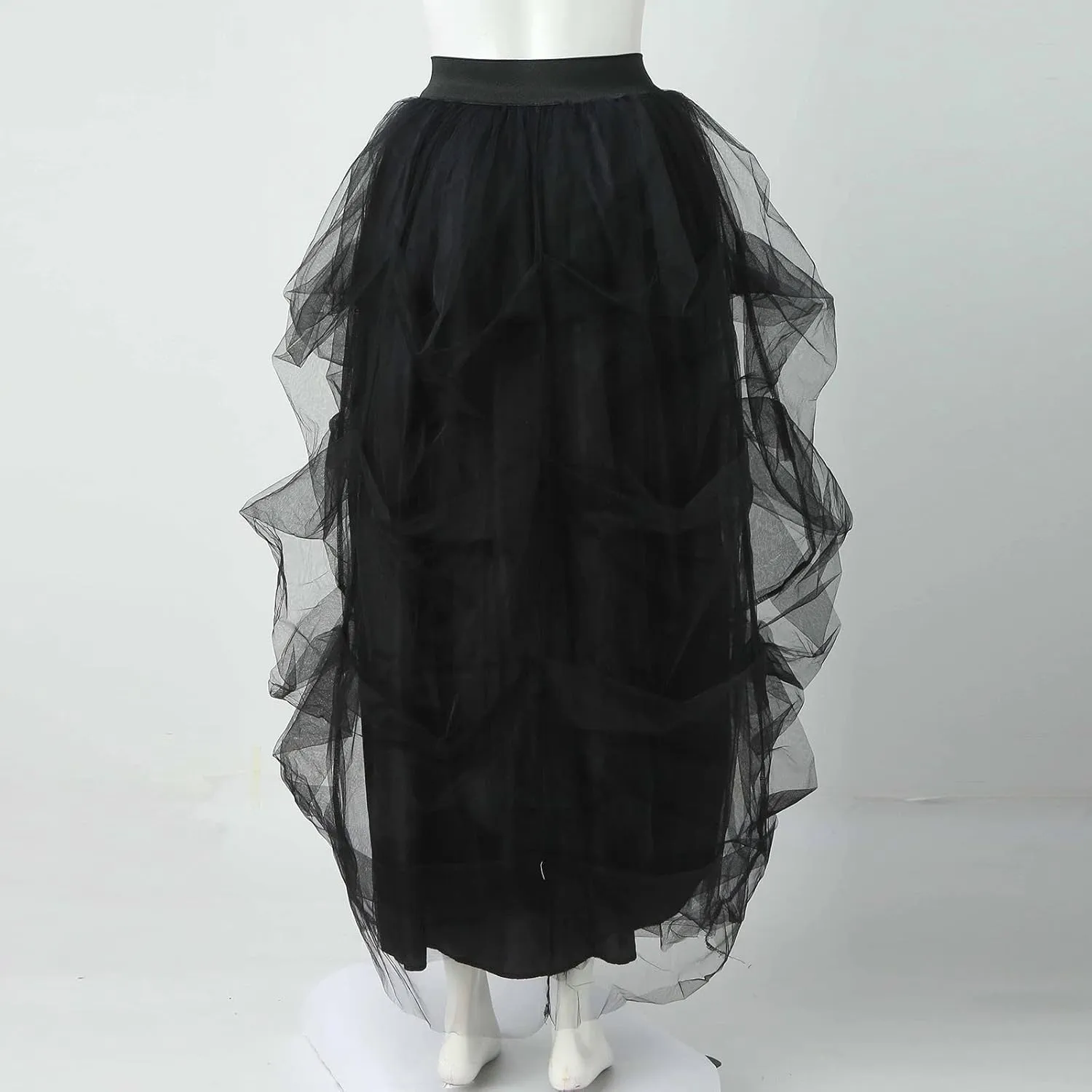 Women's Party High Waist Elastic Belt Casual Poncho Women's Skirt Bubble Skirt Jean Skirt Plus Size 20