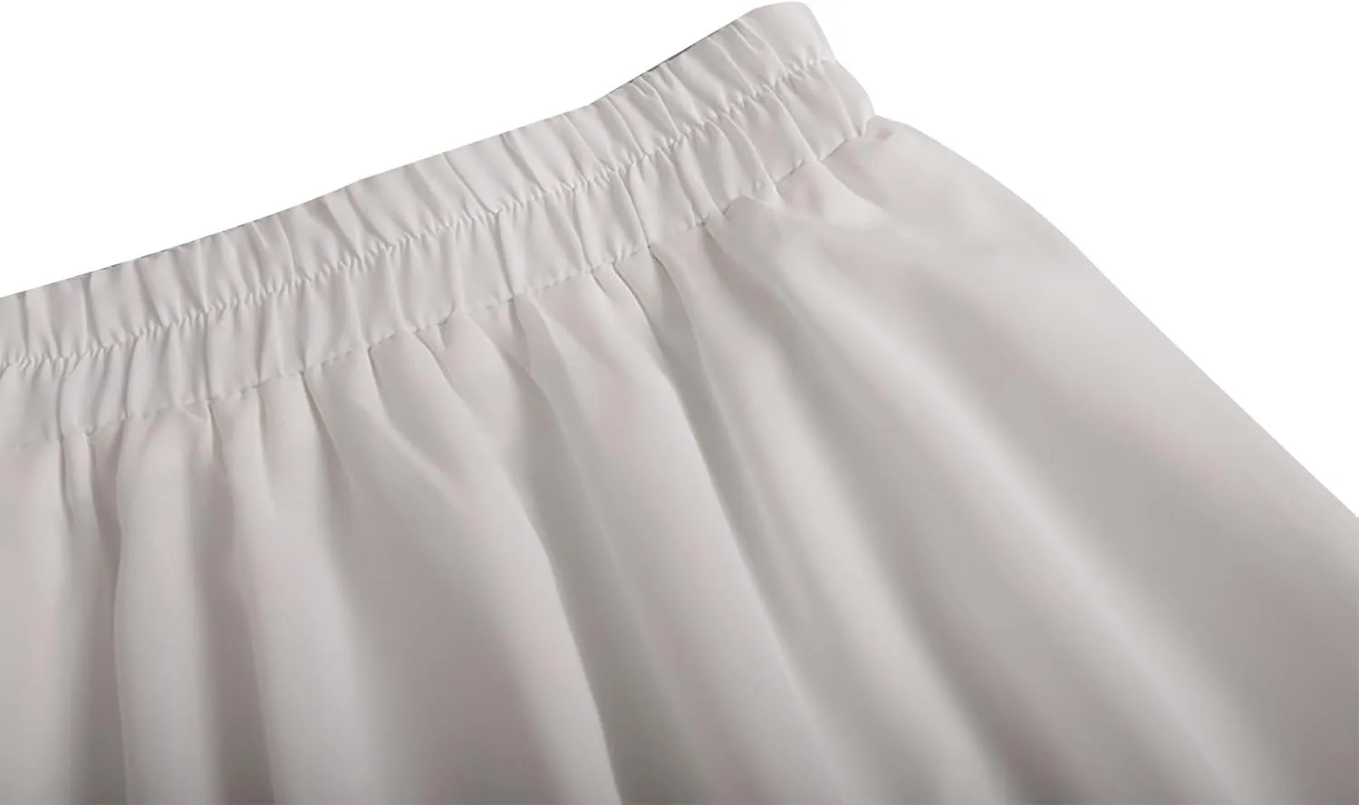 Women's Pleated Skirt Basic Casual High Waisted Summer Beach Vacation Skirts Solid Color Mini Skorts