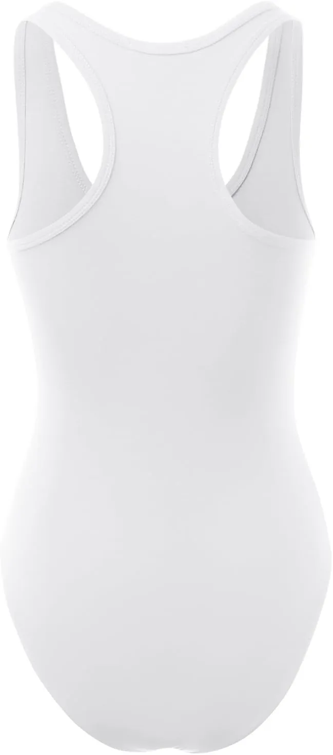 Women's Racerback Tank Top Bodysuits Sleeveless Sexy V-Neck Cotton Jumpsuits