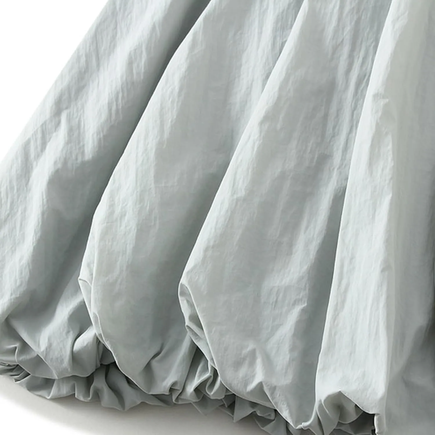 Womens Y2k Bubble Skirt Elastic High Waist A Line Long Skirts Casual Loose Ruffle Pleated Midi Long Flowy A-Line Skirt